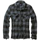 Brandit Checkshirt schwarz-grau, L