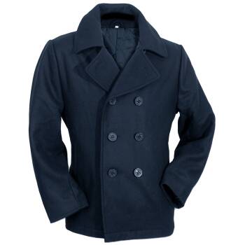 US Navy Pea Coat dunkelblau, XXL