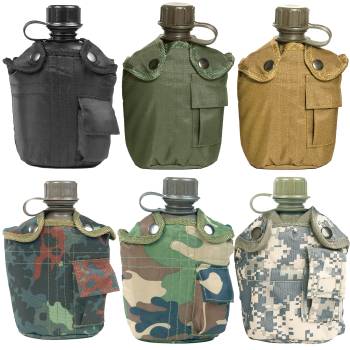 Dänische Feldflasche sehr leicht CF Trinkflasche Militär Kunststoff Flasche Army