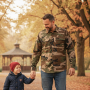 US Feldhemd Ripstop langarm woodland, S