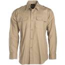 Tropenhemd langarm khaki, 3XL