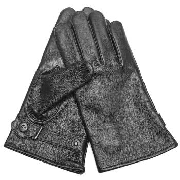 BW Lederhandschuhe gefuettert schwarz, XL (10)