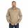 Tropenhemd langarm khaki, L