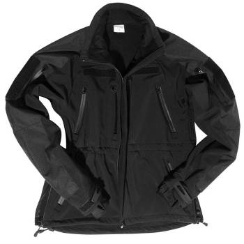 Softshell Jacke MIL-TEC plus schwarz, XL