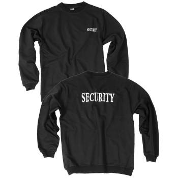 Security Sweatshirt schwarz, XL