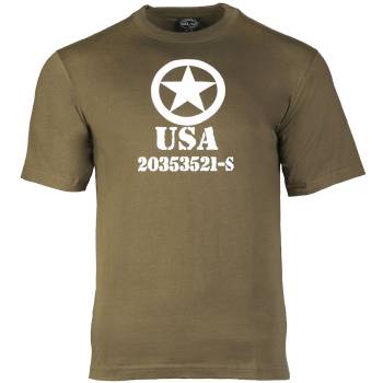 T-Shirt ALLIED STAR oliv, XXL