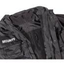 Einsatzjacke SECURITY wasserdicht schwarz, L