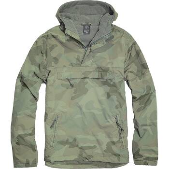 Hooded Windbreaker woodland, L