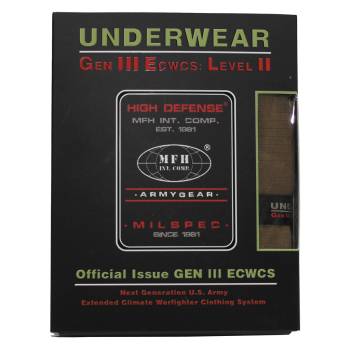 US Unterhose Level II GEN III schwarz, L