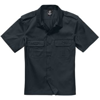 US Hemd kurzarm schwarz, XL