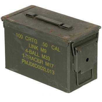 US Munitionskiste Kunststoff oliv Box Aufbewahrung Transportkiste Army Militär 