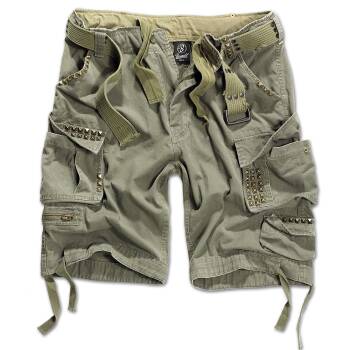 BRANDIT Savage Studs Shorts oliv