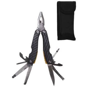 Multitool Carbon mit Zange und Messern