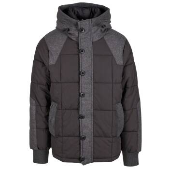 Garret Steppjacke schwarz-anthrazit
