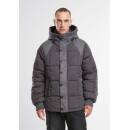 Garret Steppjacke schwarz-anthrazit