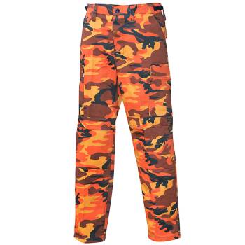 US Feldhose Typ BDU orange-camo, S