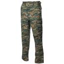 US BDU Feldhose Ripstop digital woodland