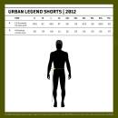 Urban Legend Shorts anthrazit 6XL