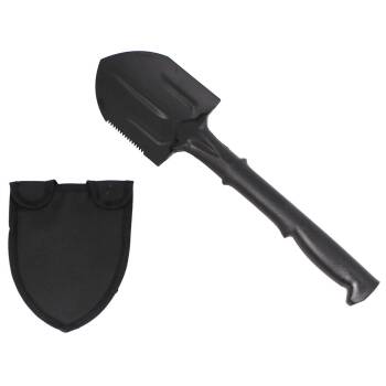 Feldspaten Nylonstiel schwarz mit Tasche