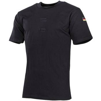 BW Tropen T-Shirt mit Abzeichen schwarz, 5 (M)