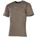 BW Tropen T-Shirt mit Abzeichen oliv, 6 (L)