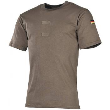 BW Tropen T-Shirt mit Abzeichen oliv, 9 (3XL)
