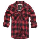 Brandit Checkshirt rot-schwarz, 4XL