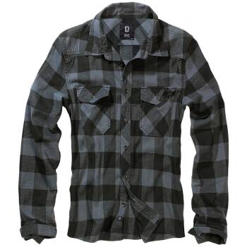 Brandit Checkshirt schwarz-grau, 7XL