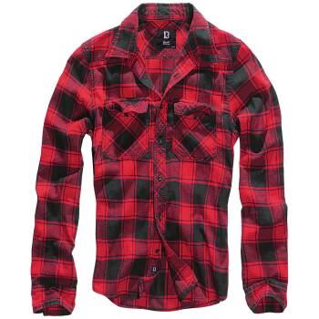 Brandit Checkshirt rot-schwarz, 7XL