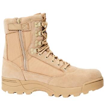 Tactical Swat Boots Zipper camel