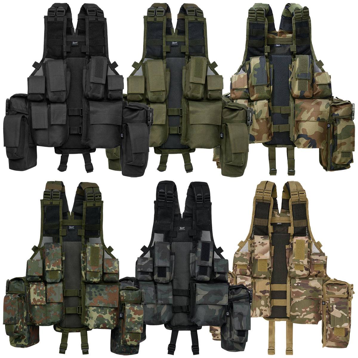 Einsatzweste Taktische Weste Schutzweste Combat Tactical Vest 600D Nylon 42x50cm 