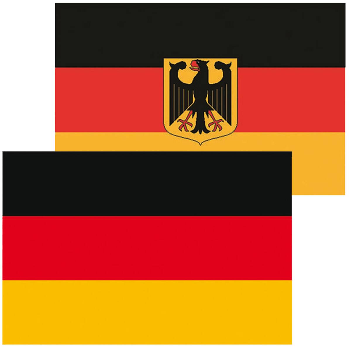 Deutschlandflagge Deutschlandfahne Deutschland Fahne Flagge Teleskop 20 -  50 cm