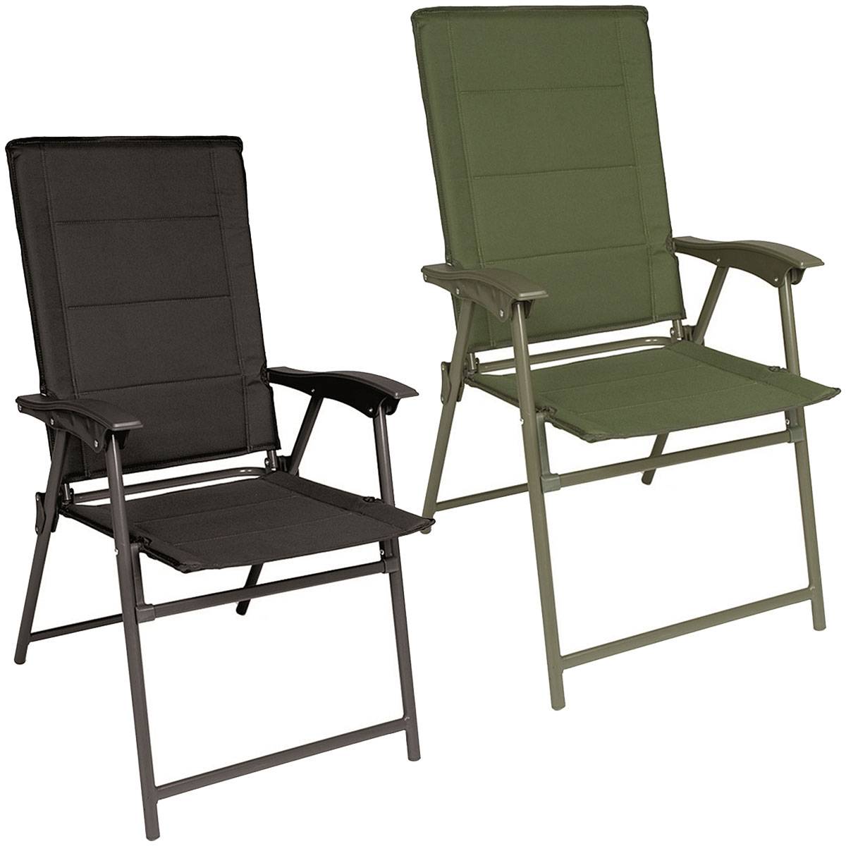 Klappstuhl mit Lehne Army chair Freizeit Outdoor Camping Stuhl OLIV
