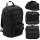 Faltbarer Rucksack schwarz