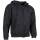 Kapuzen Sweatshirtjacke schwarz, XL