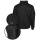 Tactical Sweatshirt mit Zipper schwarz, XL