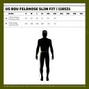 US BDU Feldhose Slim Fit schwarz, 3XL