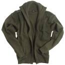 Strickjacke MIL-TEC oliv, 50