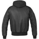 MA1 Jacke Sweat Hooded schwarz