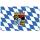 Flagge / Fahne Bayern mit Wappen