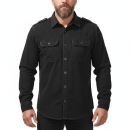 Brandit Vintage Shirt langarm schwarz