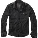 Brandit Vintage Shirt langarm schwarz, 5XL