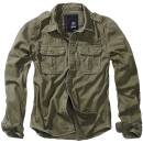 Brandit Vintage Shirt langarm oliv, XXL