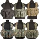 Chest Rig 6-Pocket versch. Farben