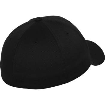 Flexfit Wooly Combed Cap schwarz/grau, S/M