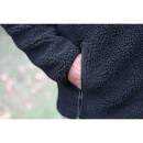 Teddyfleece Jacke oliv, L