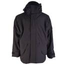 Nässeschutzjacke mit Fleecejacke schwarz