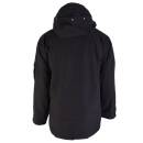 Nässeschutzjacke mit Fleecejacke schwarz