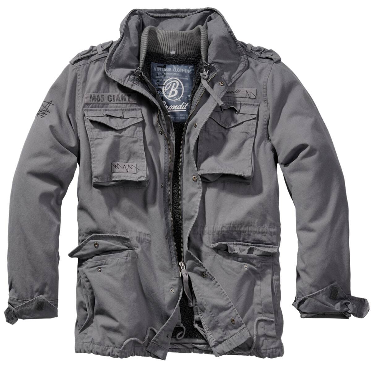 BRANDIT M65 Giant Jacke anthrazit - outdoorfan.de | Bundeswehr 