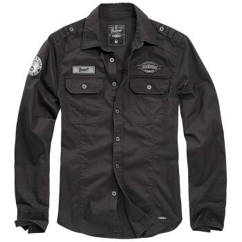 Luis Vintageshirt schwarz, M